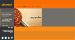 Desktop Screenshot of enjoyspanish.net