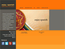Tablet Screenshot of enjoyspanish.net